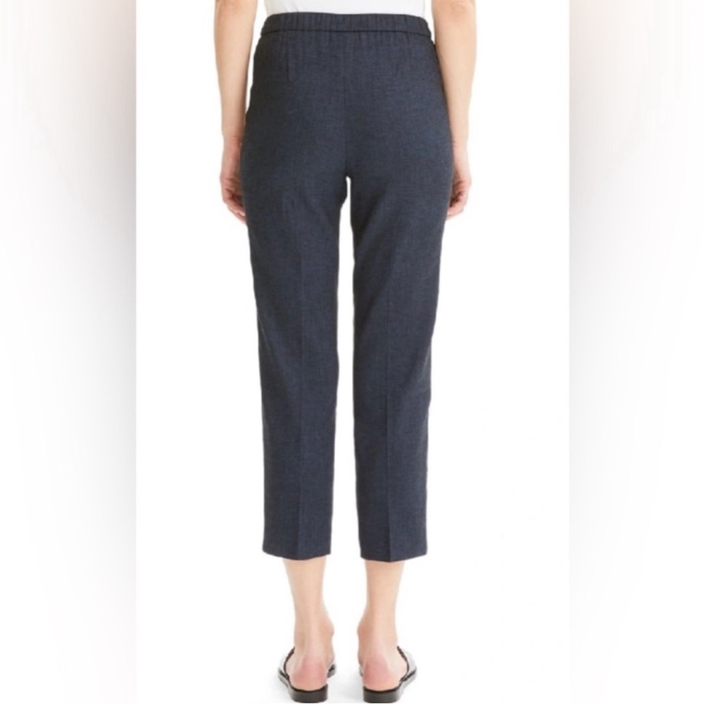 $295 Theory Basic Pull On Pant Navy Melange Eco S… - image 2